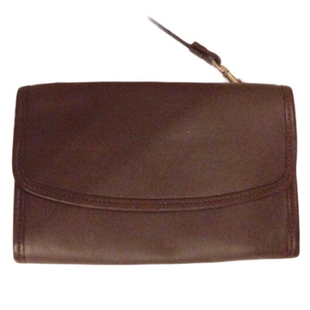 COACH Brown leather vintage coach wallet crossbody